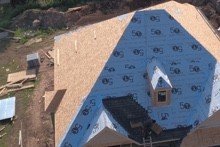 Tulsa roofing company helps repair a residential roof